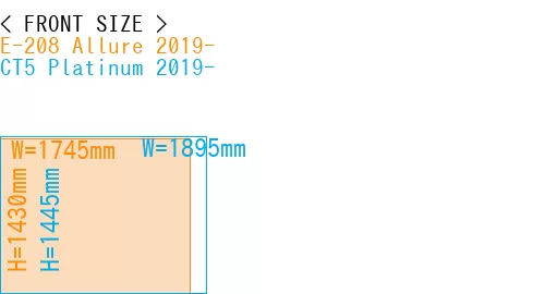 #E-208 Allure 2019- + CT5 Platinum 2019-